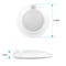 Luxrite 4 Inch Motion Sensor LED Flush Mount Light 3 CCT Selectable 3000K-5000K 10W 600LM 30s Timeout 4-Pack LR23832-4PK - alternate 6